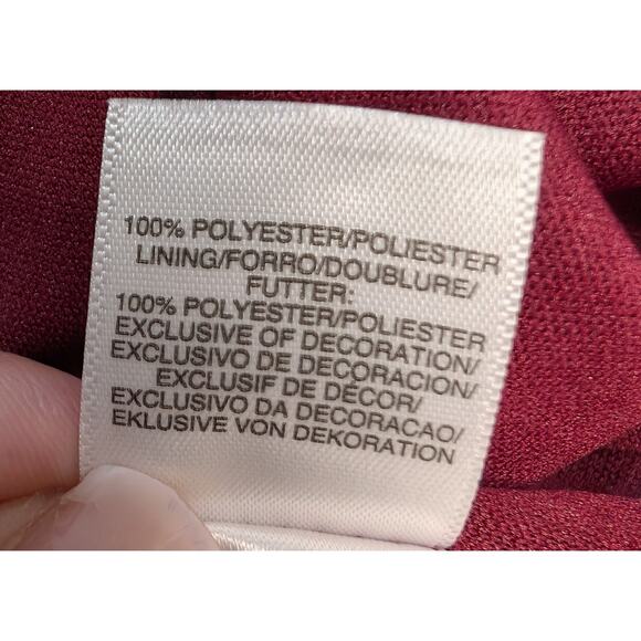 Rachel Roy Harland Velvet Sequin Halter Dress Cabernet Medium NWT - Picture 9 of 11